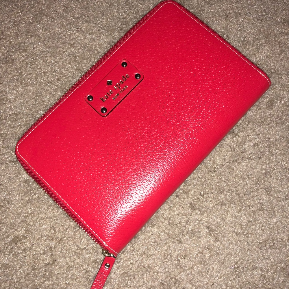 Red Kate Spade Wallet